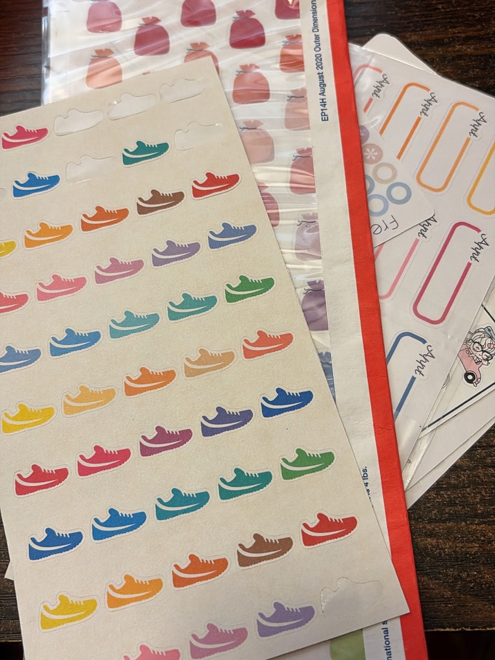 The Happy Planner Multicolor Sneaker Sticker Sheets